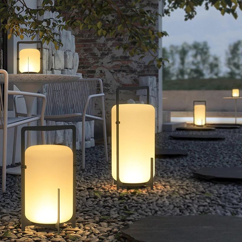Lampe solaire design Lanterne de luxe (Inox)