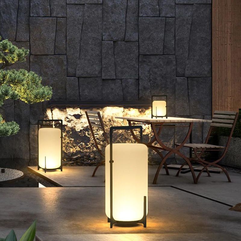 Lampe solaire design Lanterne de luxe (Inox)