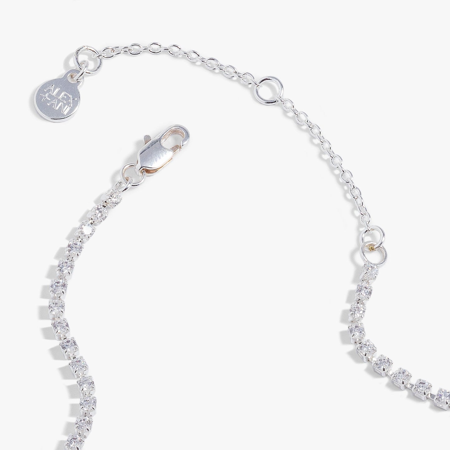 Love Crystal Tennis Necklace