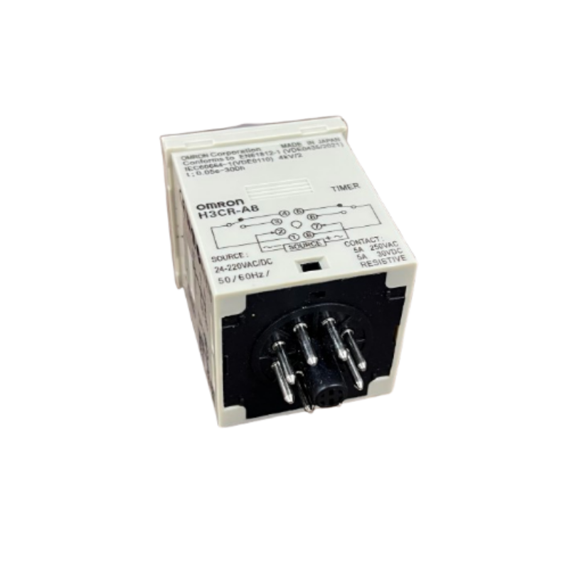 1.2 to 300 H Relay Timer Multi Range 8 Pins - Omron