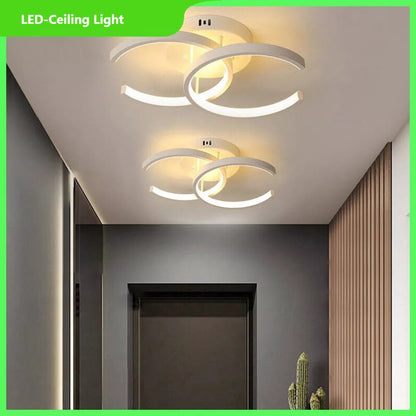 Chic LED Ceiling Lamp Fixture – Modern and Decorative Pendant Chandelier for Living Room. Bedroom. and Elegant Indoor Spaces