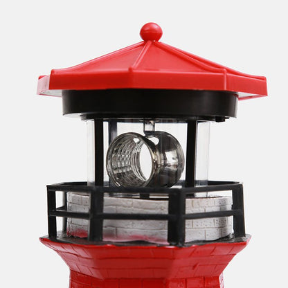 Phare LED solaire Rouge