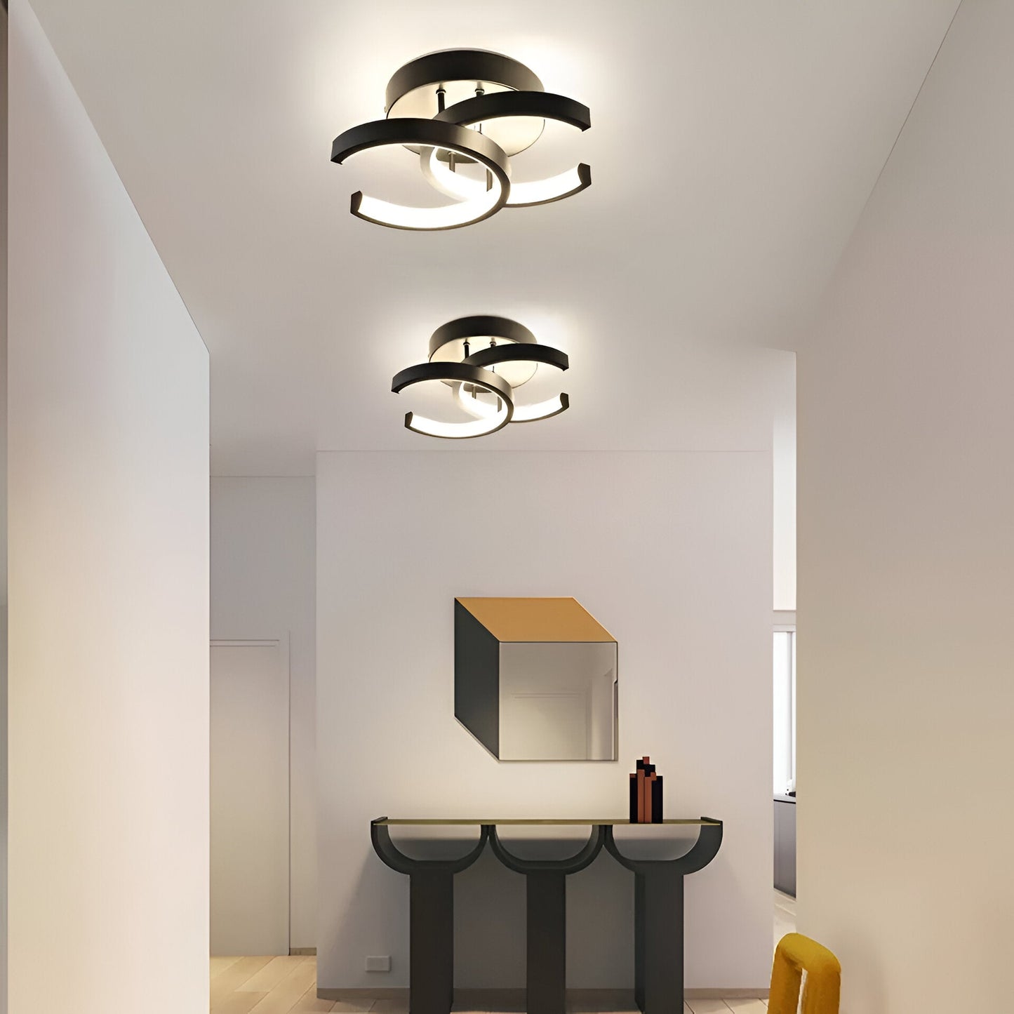 Chic LED Ceiling Lamp Fixture – Modern and Decorative Pendant Chandelier for Living Room. Bedroom. and Elegant Indoor Spaces