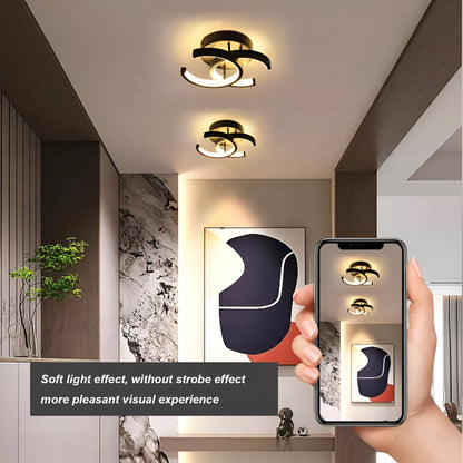 Chic LED Ceiling Lamp Fixture – Modern and Decorative Pendant Chandelier for Living Room. Bedroom. and Elegant Indoor Spaces