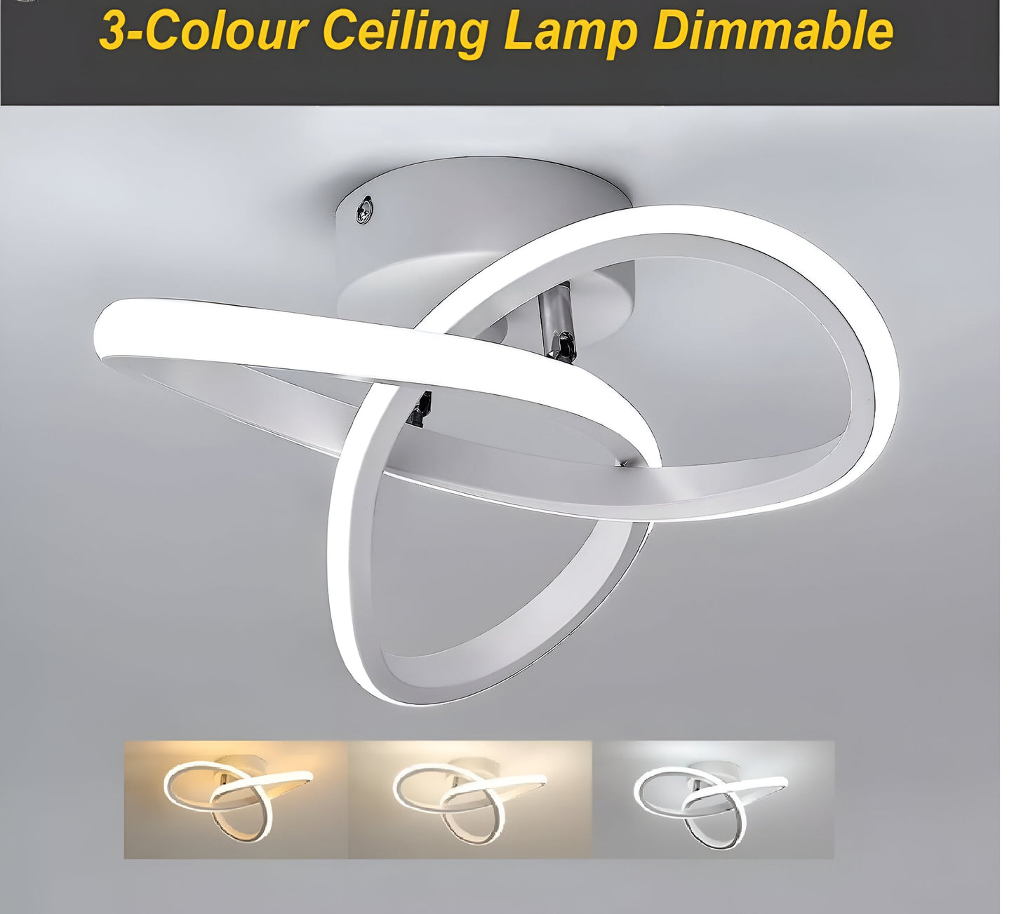 Chic LED Ceiling Lamp Fixture – Modern and Decorative Pendant Chandelier for Living Room. Bedroom. and Elegant Indoor Spaces