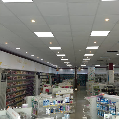 2-Pack 48W LED Panel Lights. 600x600mm - Energy-Saving Cool White 6500K for Versatile Lighting Solutions