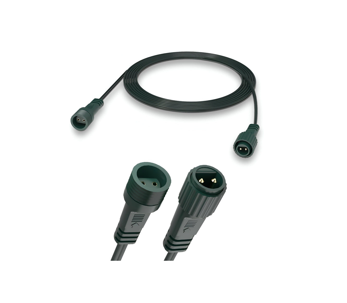 5m 2 Pin Festoon Extension Cable