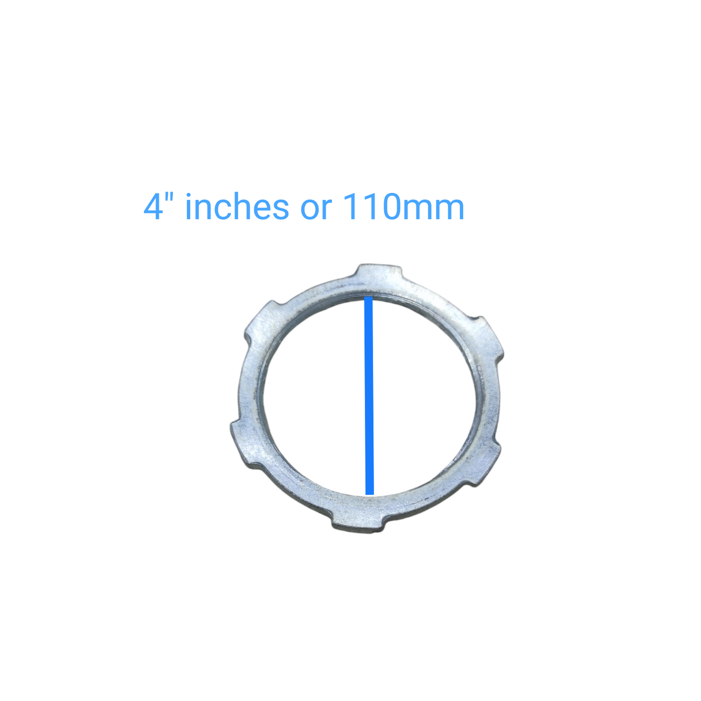 1/2 Inch Locknut for RSC Pipes 15mm. RSC Locknut 15mm