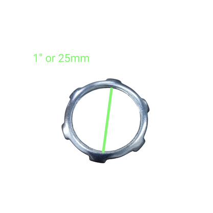1/2 Inch Locknut for RSC Pipes 15mm. RSC Locknut 15mm