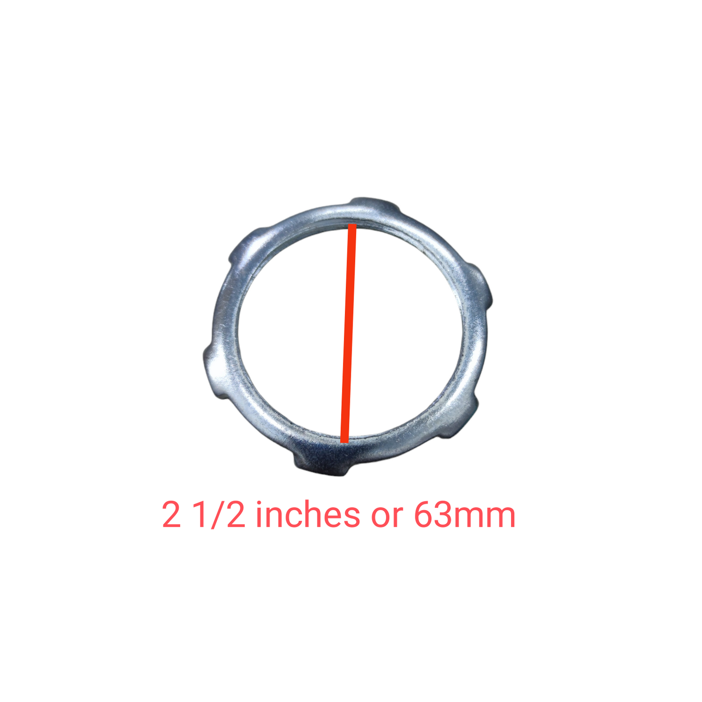 1/2 Inch Locknut for RSC Pipes 15mm. RSC Locknut 15mm