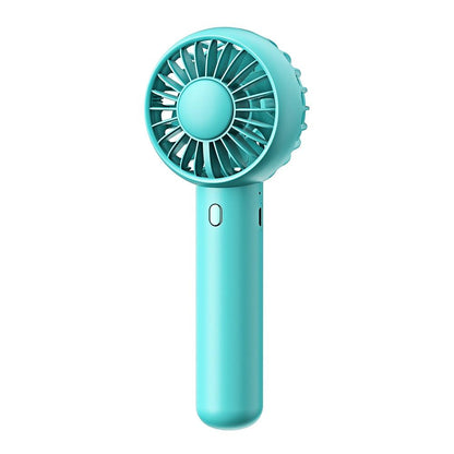 Portable Fan Mini Handheld Fan USB Rechargeable 3 Speed Personal Handheld Small Pocket Fan with Base for Indoor Outdoor Handheld Fan Mini Portable Fan Rechargeable Battery Fan Cute Design 3 Speed Dual Motors Personal Small Desk Fan with Base