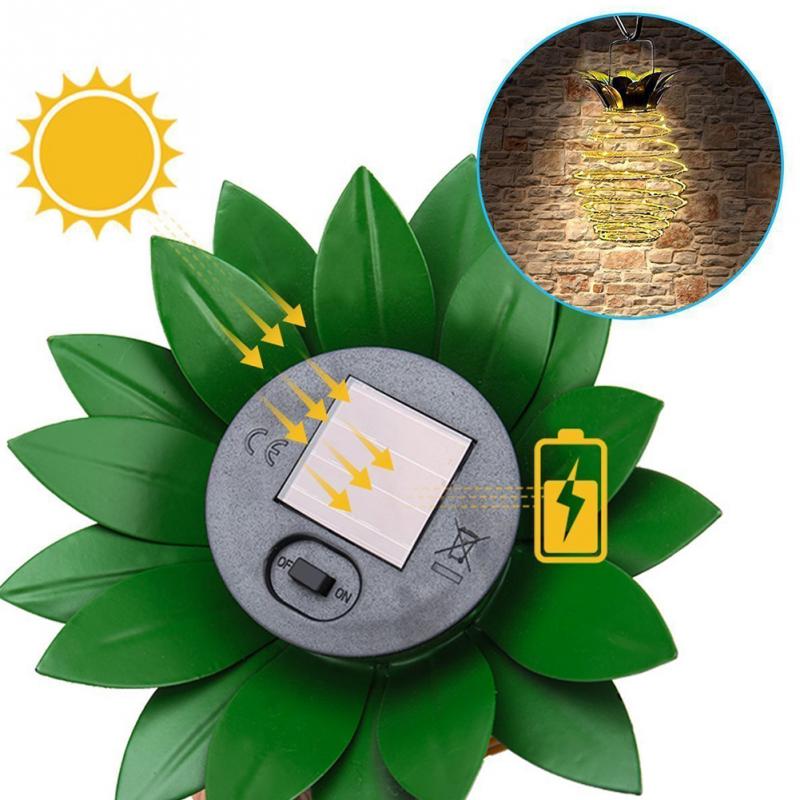Lanterne SolaireLumières d'Ananas