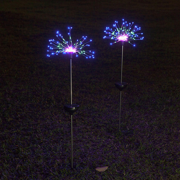 Décoration Solaire Piquet Feu d'Artifice