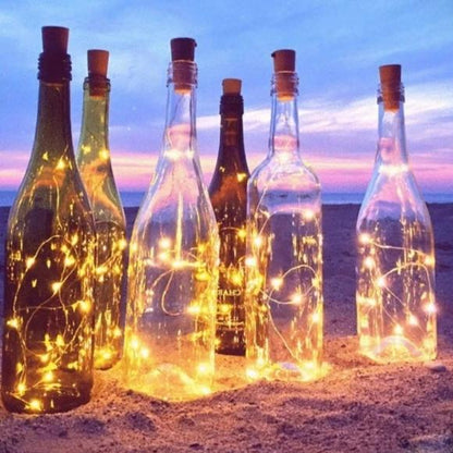 Guirlande Lumineuse Solaire La Bouteille de vin