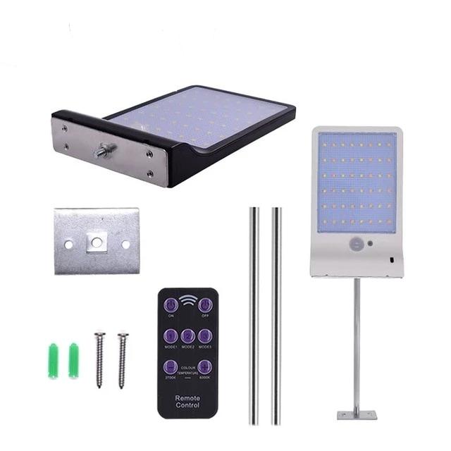 Lampadaire à Lumière Réglable Solaire
