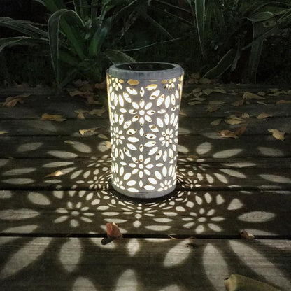 Lanterne Solaire Fleure Antique