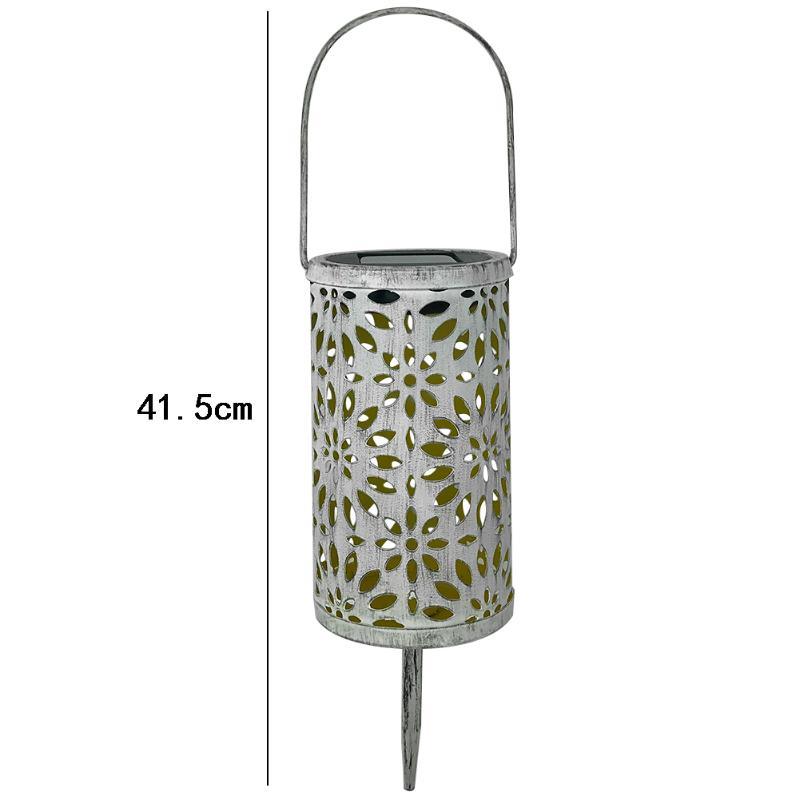 Lanterne Solaire Fleure Antique