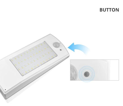 Lampadaire Solaire Noir/Blanc 48 LED