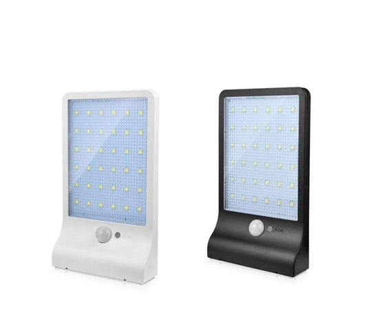 Lampadaire Solaire Blanc. Noire 500 Lumens