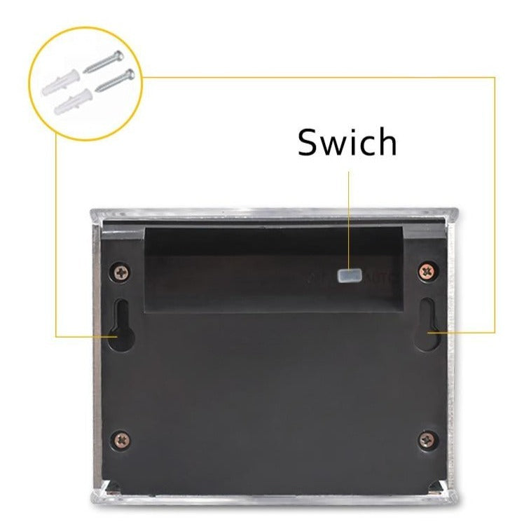 Applique murale solaire détecteur LED en Inox