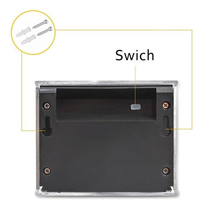 Applique murale solaire détecteur LED en Inox