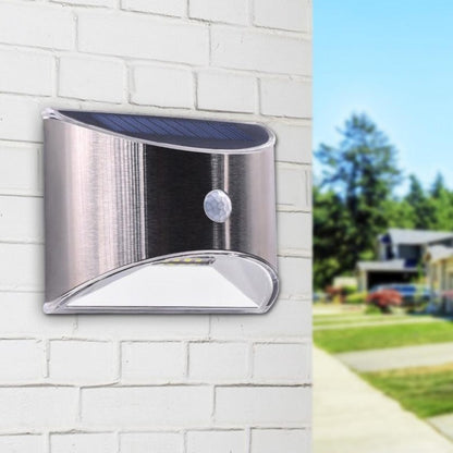 Applique murale solaire détecteur LED en Inox