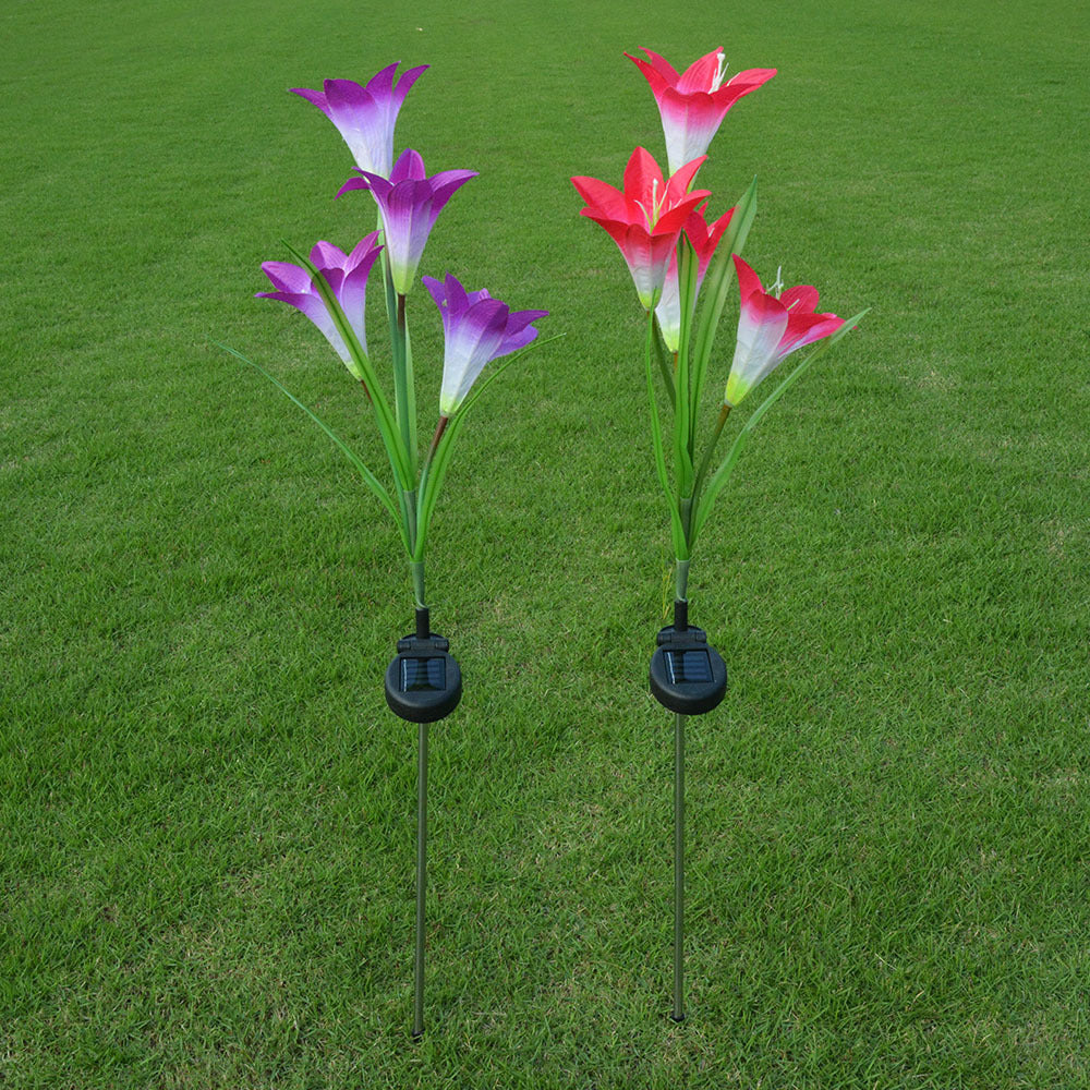 Piquet solaire jardin Lys de jardin