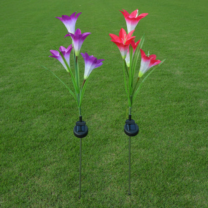 Piquet solaire jardin Lys de jardin