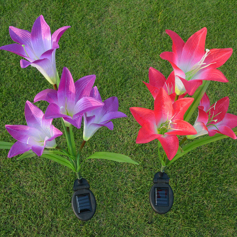 Piquet solaire jardin Lys de jardin