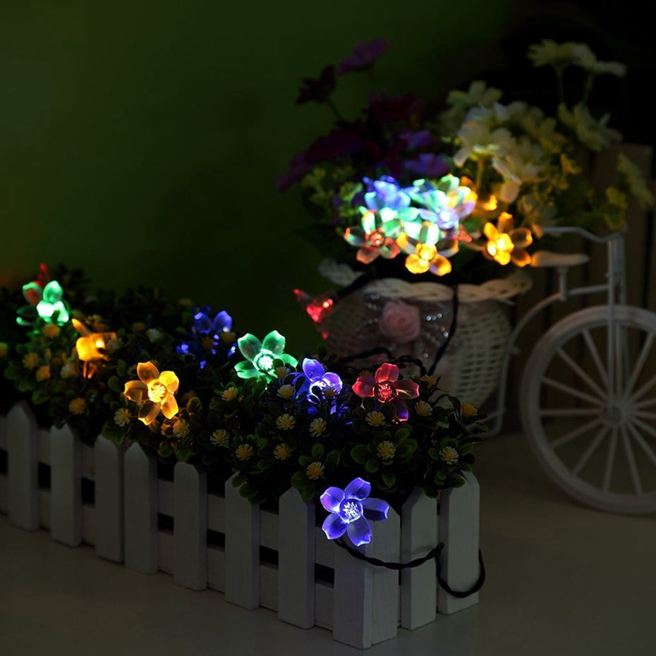 Guirlande Solaire <br> Fleur de Pêche