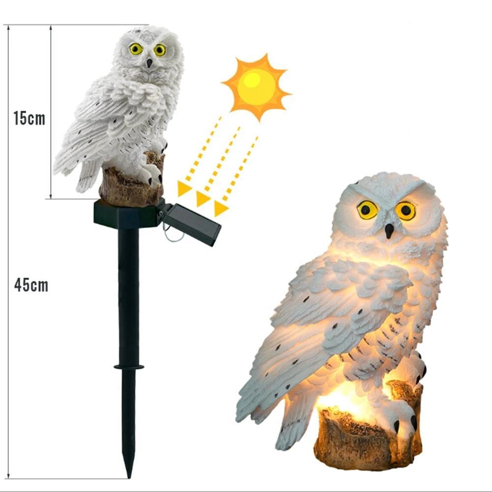 Animaux solaire La Chouette Nocturne