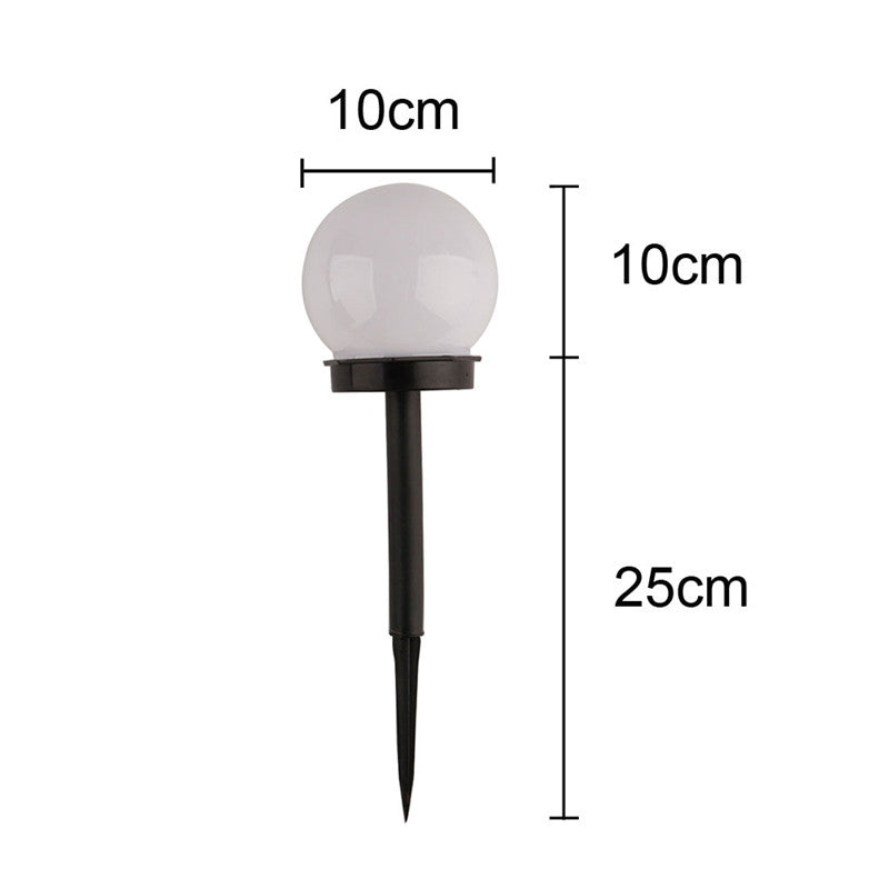 Boule solaire jardin Blanche White Ball (8 PCS)