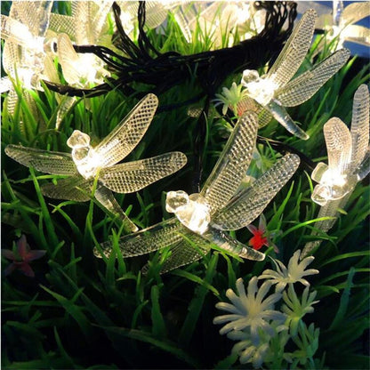 Guirlande Solaire Multicolore <br>Vol de Libellule