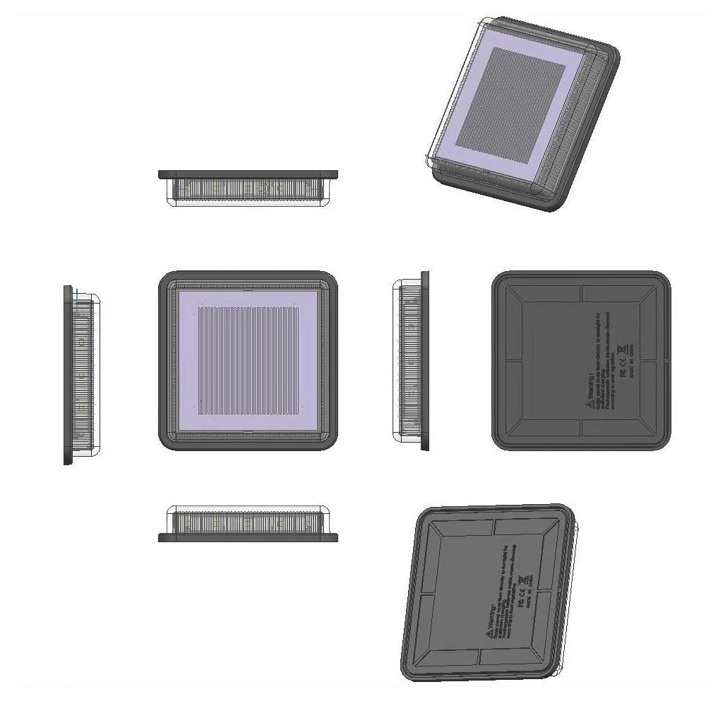 Lampe de sol solaire Super Robuste (4 PCS)