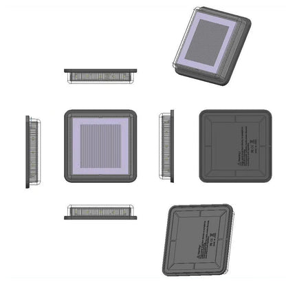 Lampe de sol solaire Super Robuste (4 PCS)