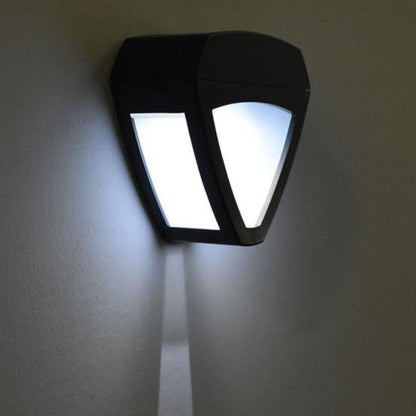 Applique murale solaire décorative noire