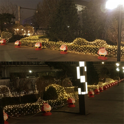 Guirlande Solaire <br> Filet de Maille Jaune 200 LED