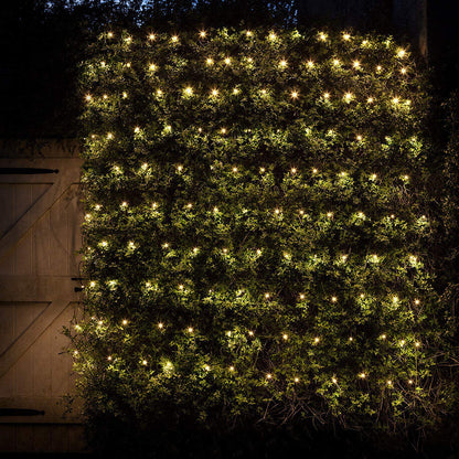 Guirlande Solaire <br> Filet de Maille Jaune 200 LED