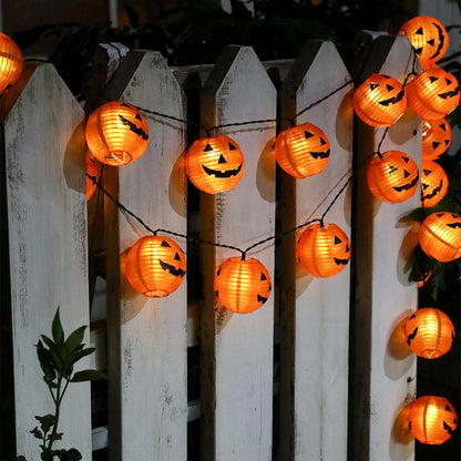 Guirlande Solaire Citrouille d'Halloween