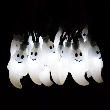 Guirlande Solaire <br> Fantôme d'Halloween