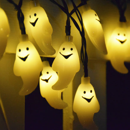 Guirlande Solaire <br> Fantôme d'Halloween