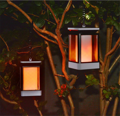 Lanterne Solaire de Jardin à suspendre Flamme Dansante