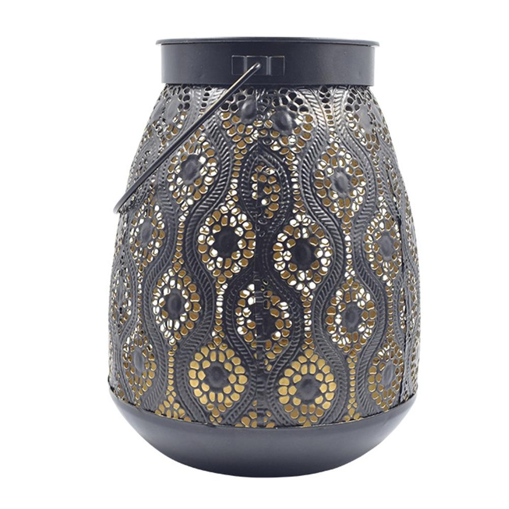 Lanterne Solaire Marocaine Design en Fer