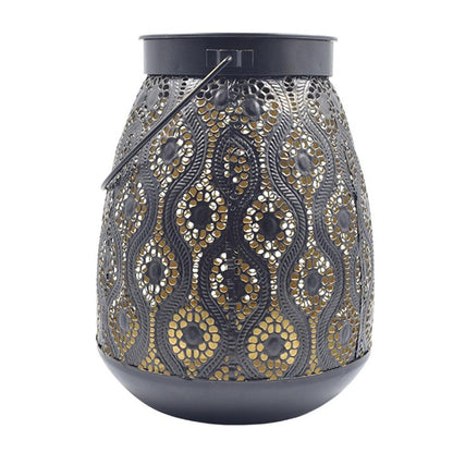 Lanterne Solaire Marocaine Design en Fer