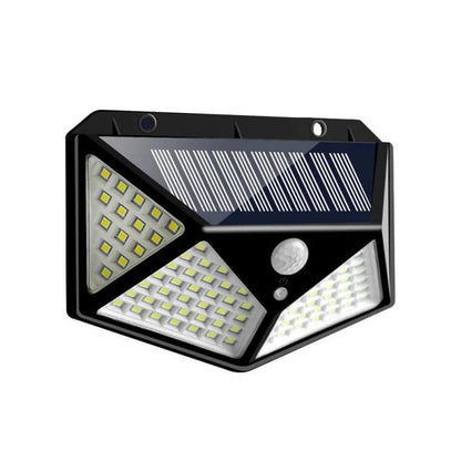 Applique murale solaire Double Noire 100 LED (2 Pcs)