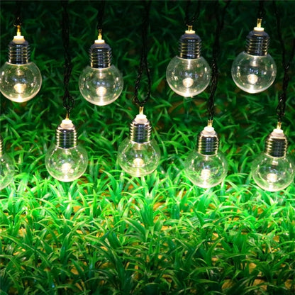 Guirlande Ampoule Solaire <br> 10 Ampoules de Feston Claire