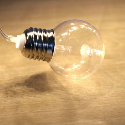 Guirlande Ampoule Solaire <br> 30 Ampoules de Feston Claire