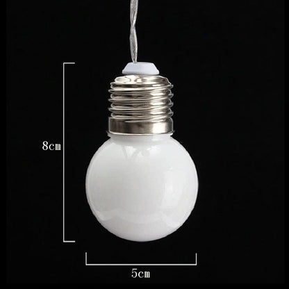 Guirlande Ampoule Solaire <br> 30 Ampoules de Feston blanche