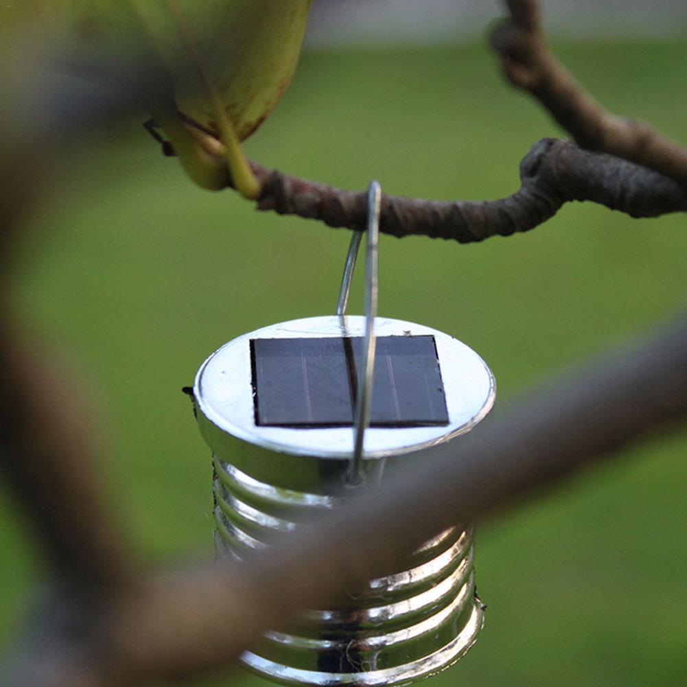 Lampe solaire jardin Tube Lumineux à suspendre (4 PC)