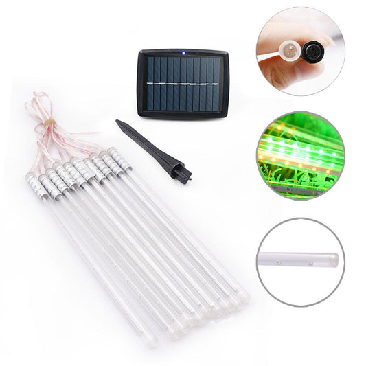 Guirlande Solaire <br> 10 Tube LED Jaune